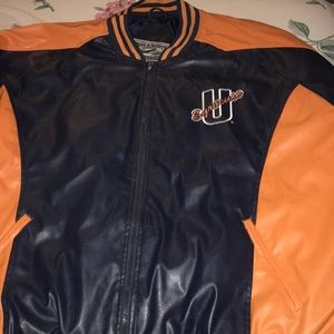 University Of Syracuse Orangemen Leather Jacket